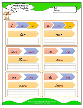 r sesi Grubu Çalışma Sayfaları